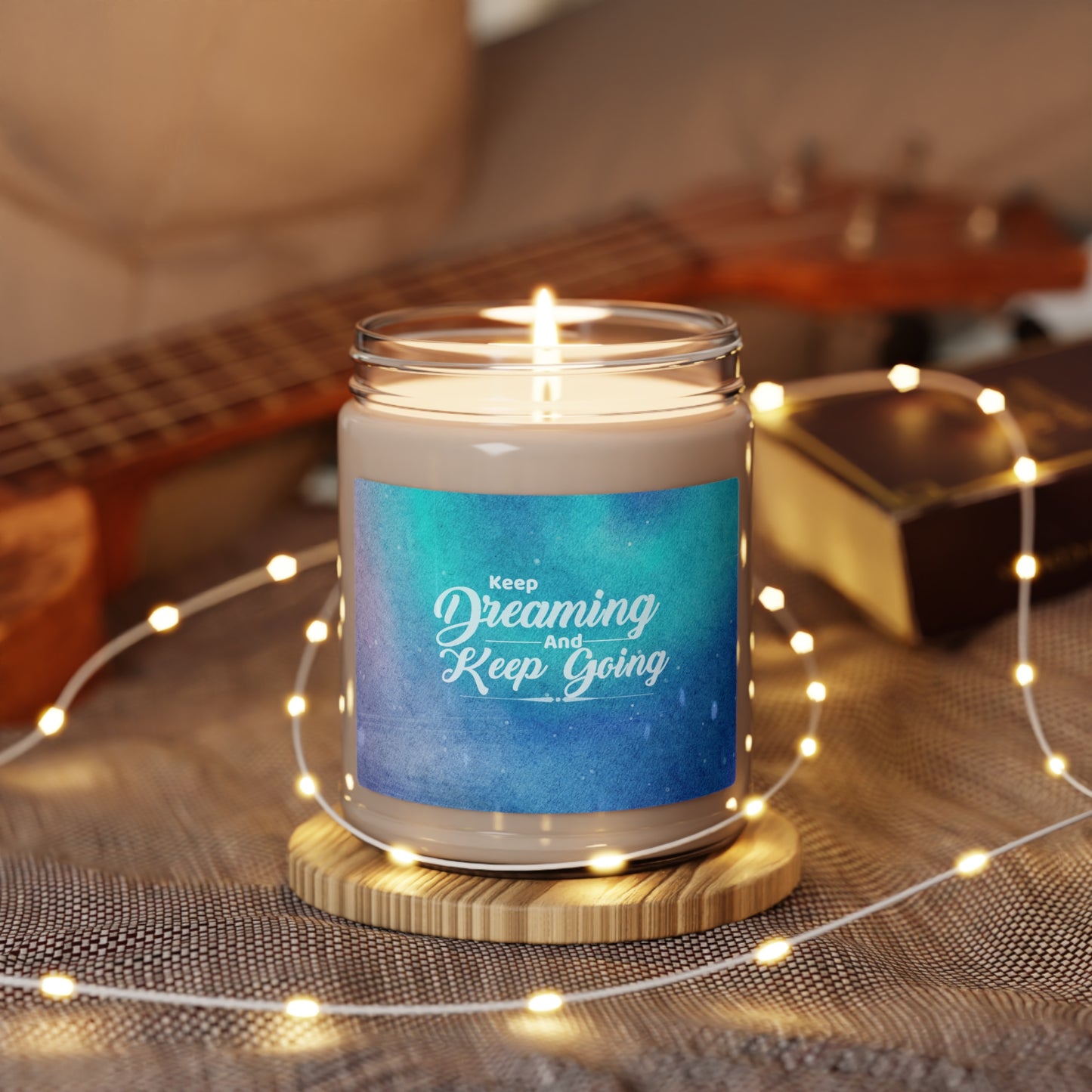 Keep Dreaming and Keep Going Scented Soy Candle, 9oz