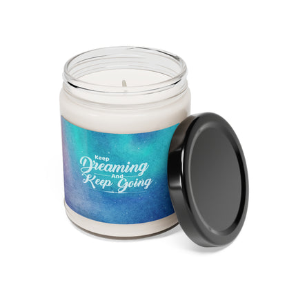 Keep Dreaming and Keep Going Scented Soy Candle, 9oz