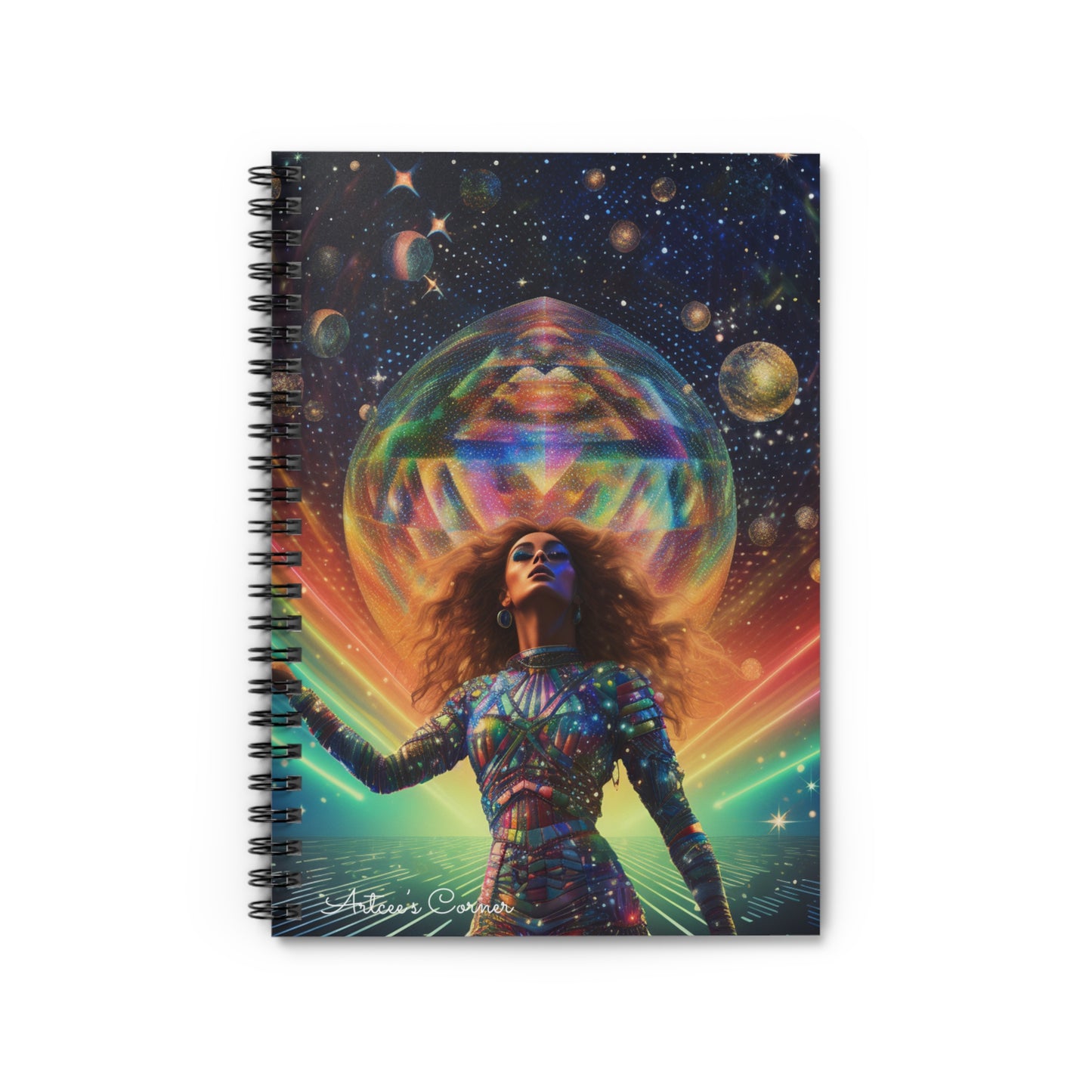 "Disco Star" - Spiral Notebook - Ruled Line