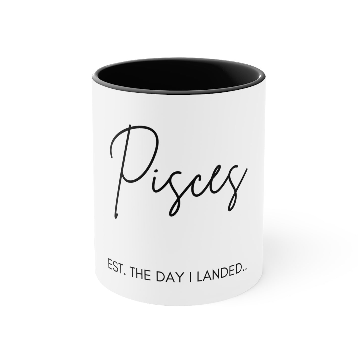 Pisces Accent Coffee Mug, 11oz