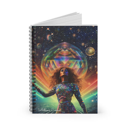 "Disco Star" - Spiral Notebook - Ruled Line