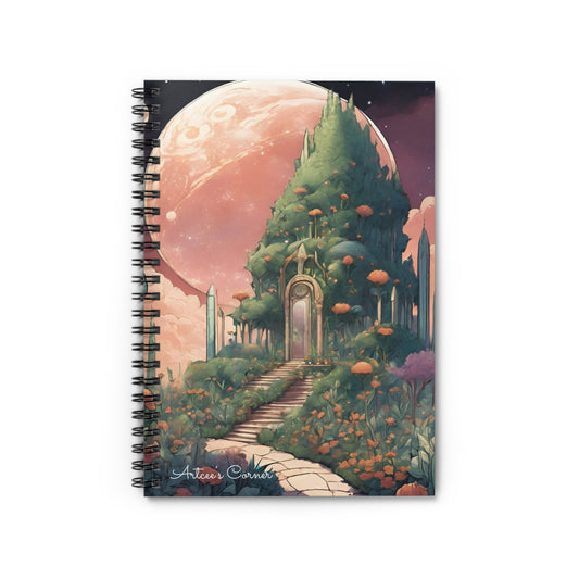 "Celestial Garden" - Spiral Notebook - Ruled Line