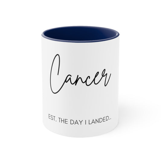 Cancer Accent Coffee Mug, 11oz