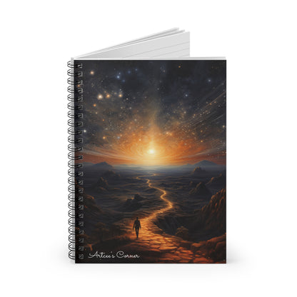 "Stardust Trail" - Spiral Notebook - Ruled Line