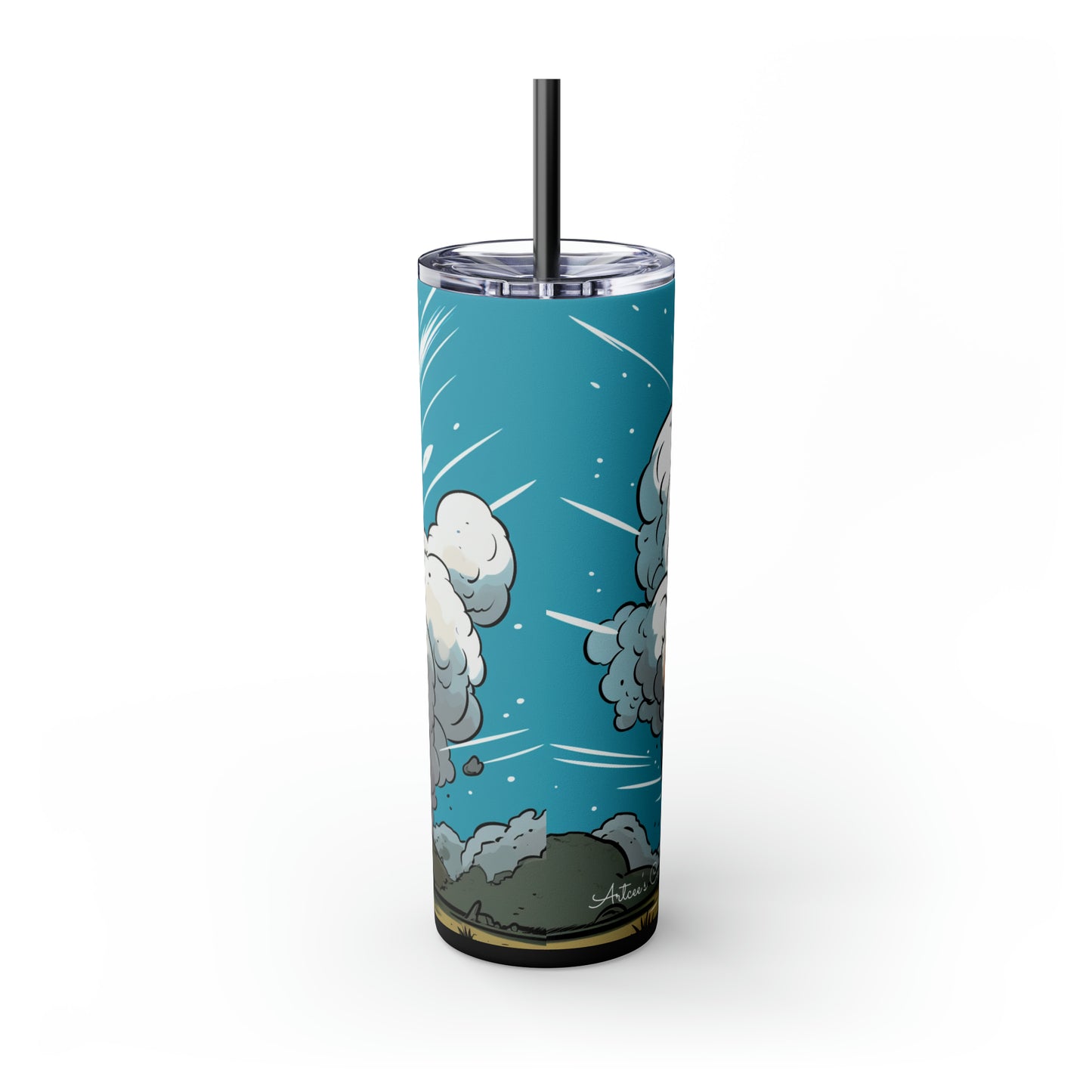 Goin' Up - Skinny Tumbler with Straw, 20oz