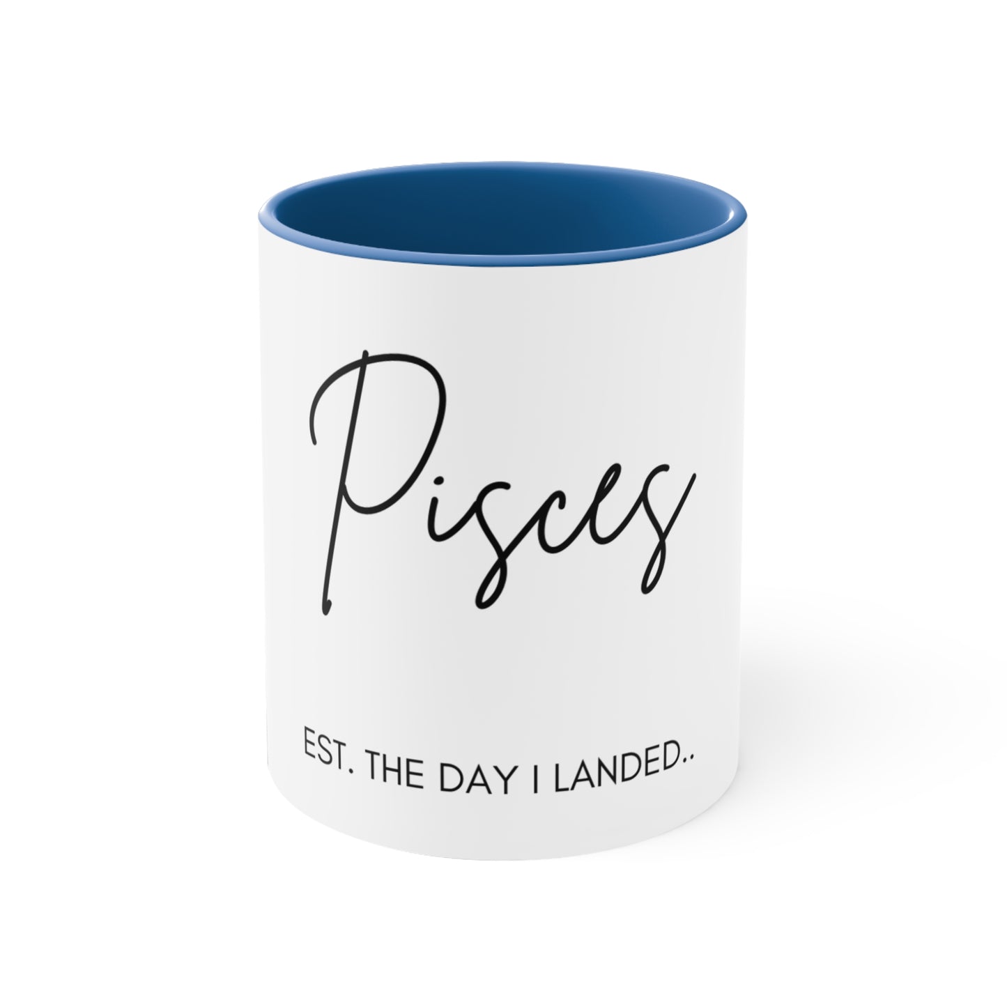 Pisces Accent Coffee Mug, 11oz