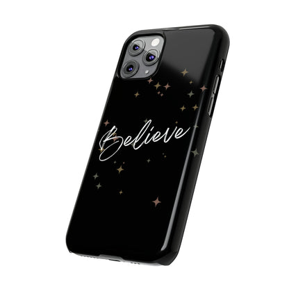 Believe - Slim Phone Case/Blk