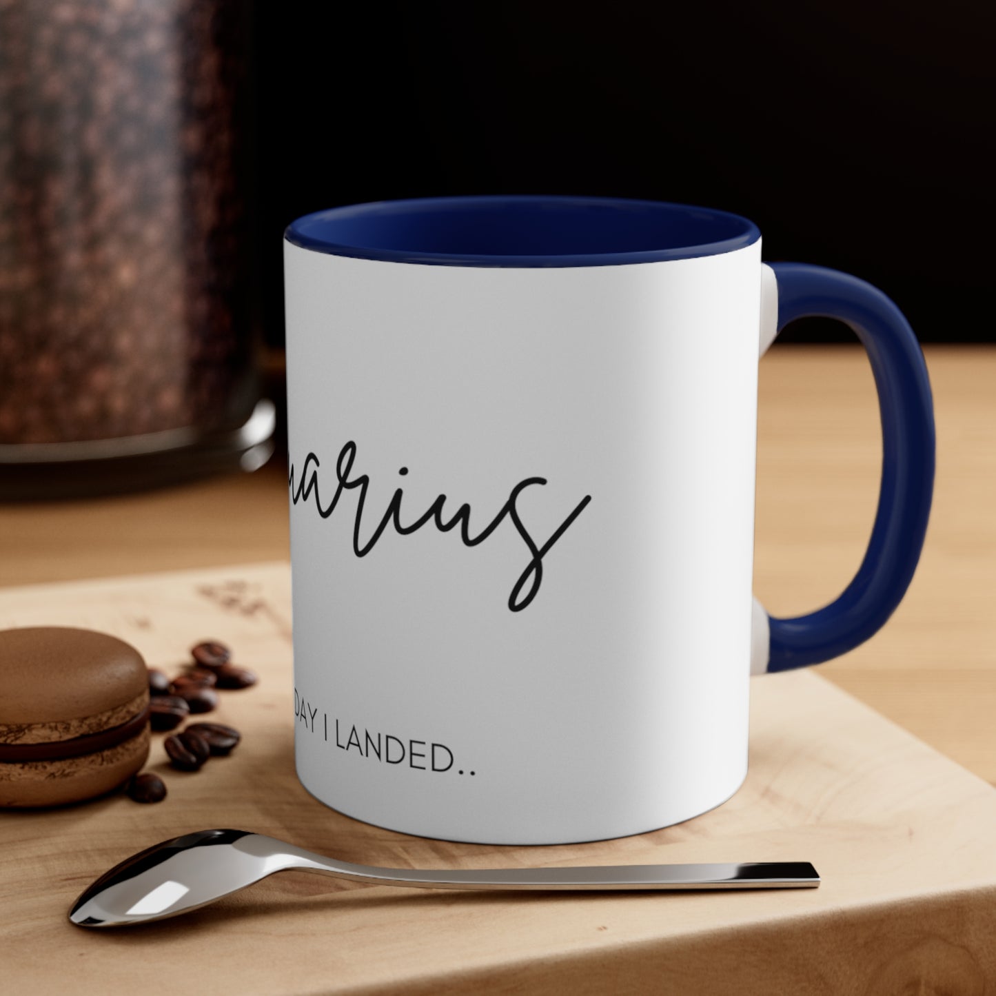 Aquarius Accent Coffee Mug, 11oz