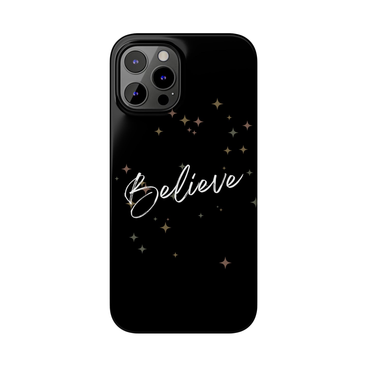 Believe - Slim Phone Case/Blk