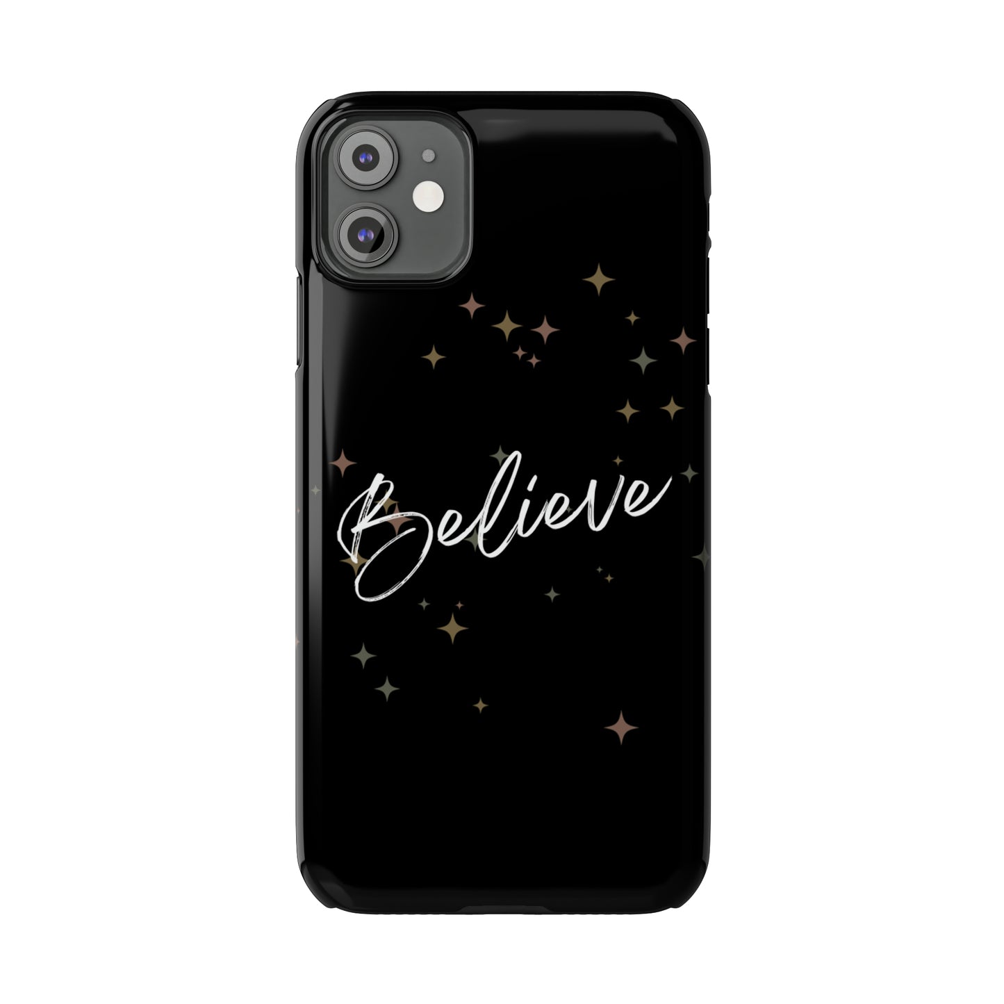 Believe - Slim Phone Case/Blk