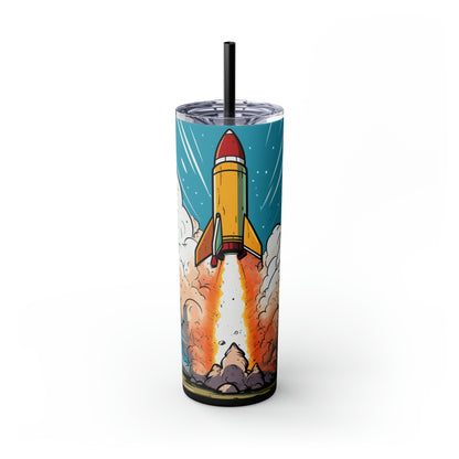 Goin' Up - Skinny Tumbler with Straw, 20oz