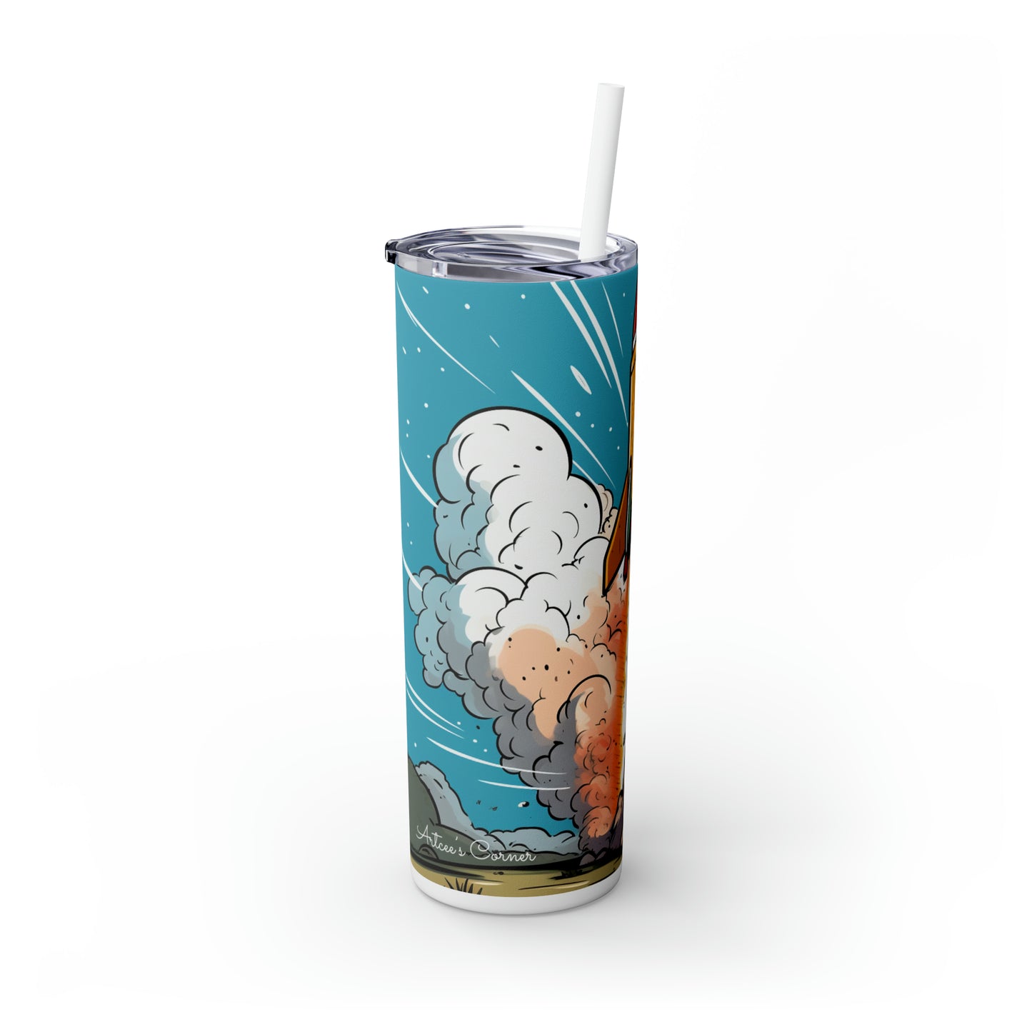 Goin' Up - Skinny Tumbler with Straw, 20oz