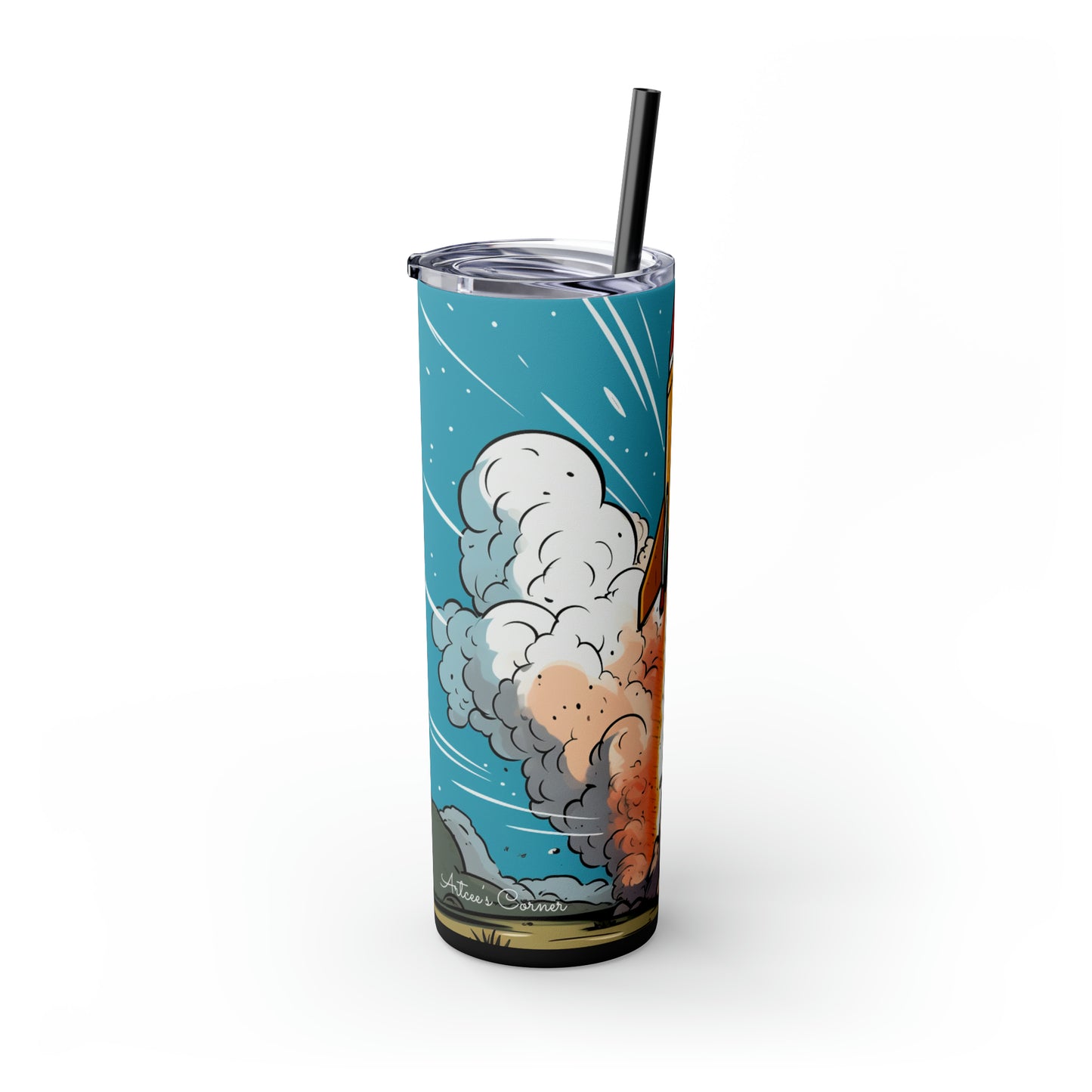 Goin' Up - Skinny Tumbler with Straw, 20oz