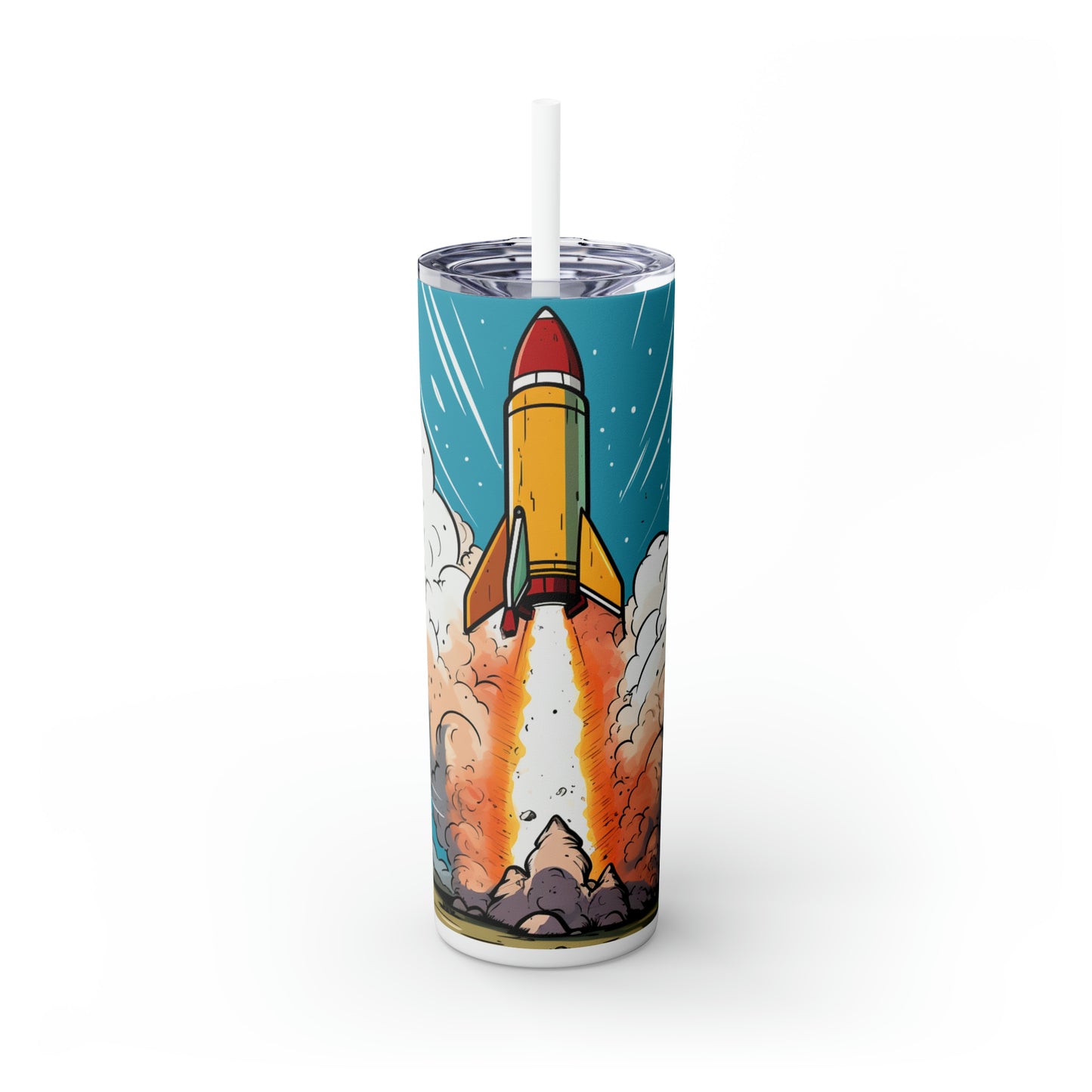 Goin' Up - Skinny Tumbler with Straw, 20oz