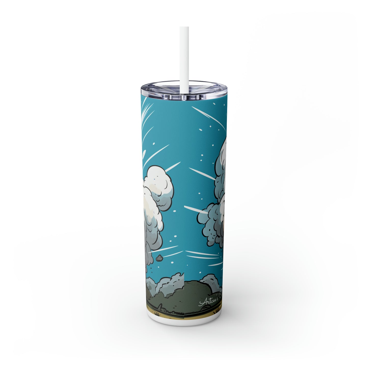 Goin' Up - Skinny Tumbler with Straw, 20oz