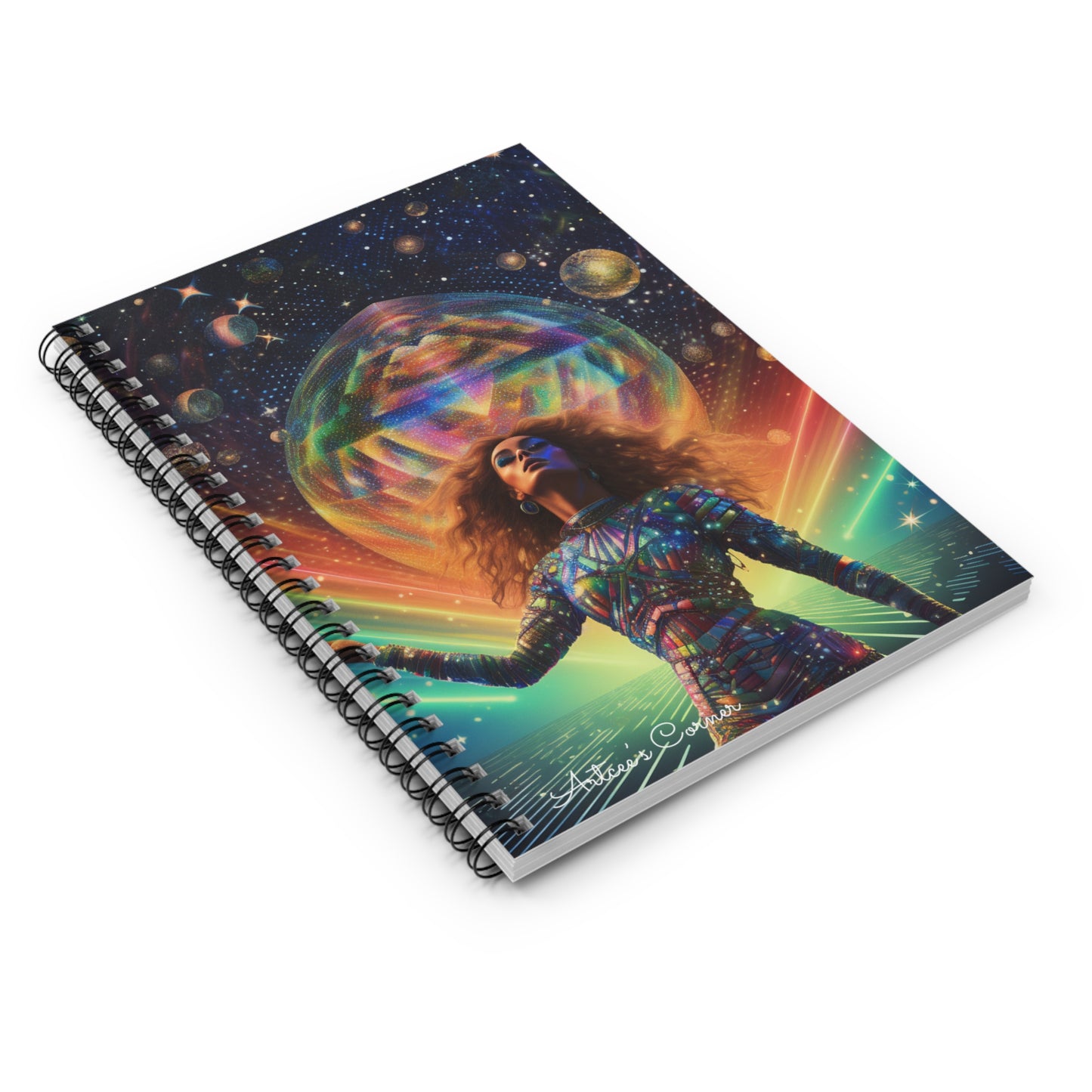 "Disco Star" - Spiral Notebook - Ruled Line