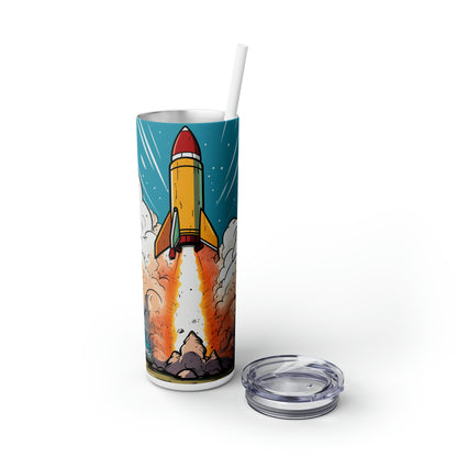 Goin' Up - Skinny Tumbler with Straw, 20oz