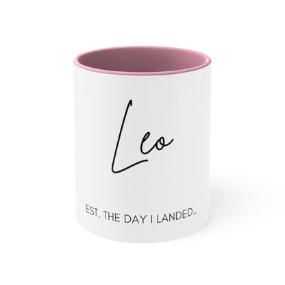 Leo Accent Coffee Mug, 11oz