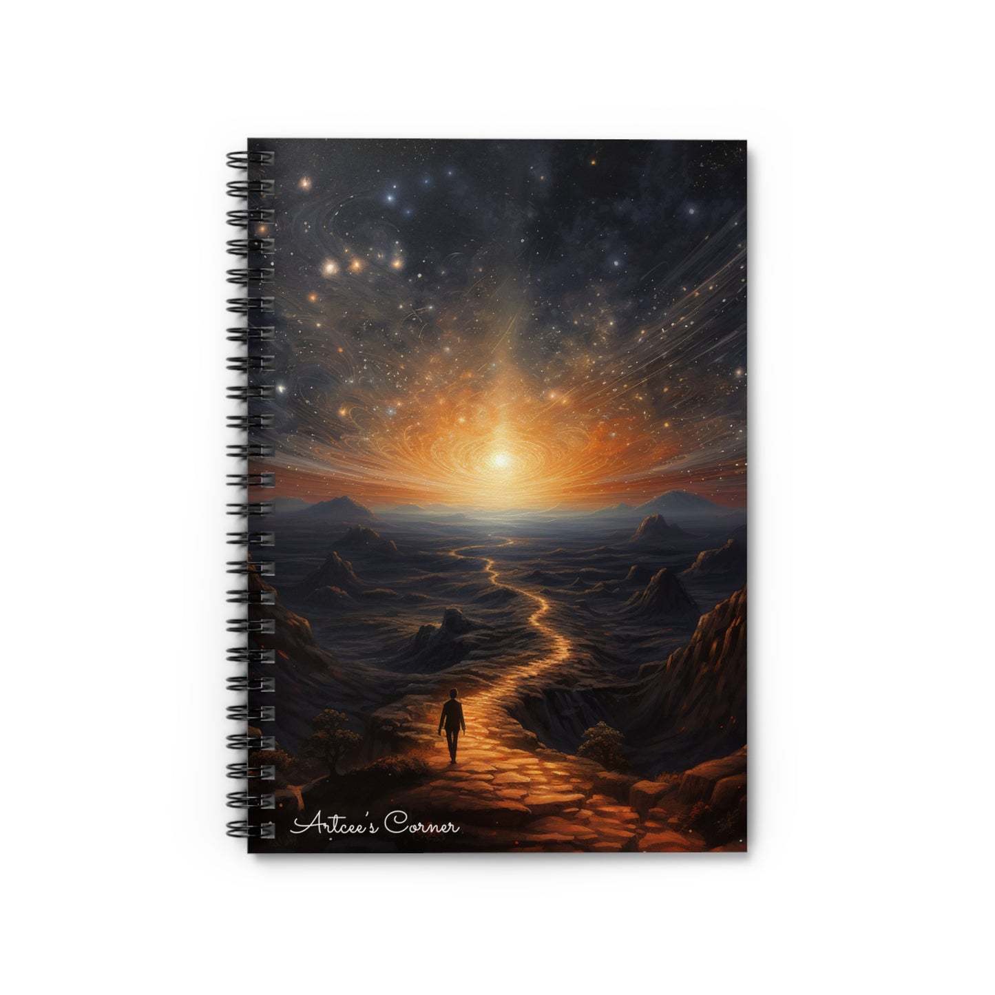 "Stardust Trail" - Spiral Notebook - Ruled Line