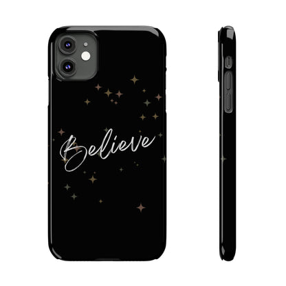 Believe - Slim Phone Case/Blk