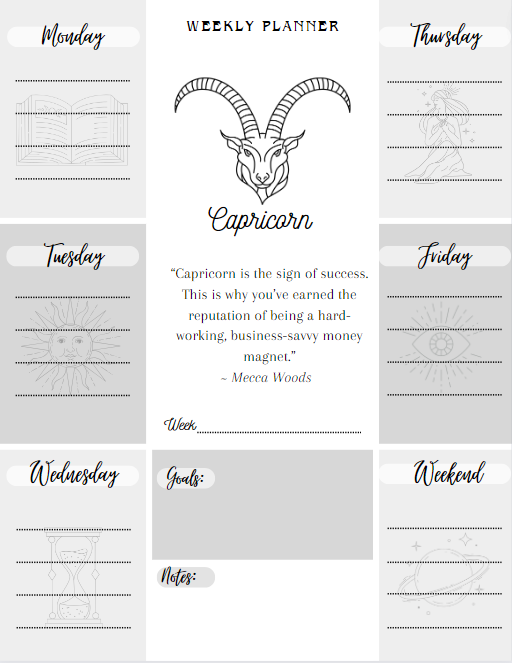 Capricorn B&W Efficiency Set