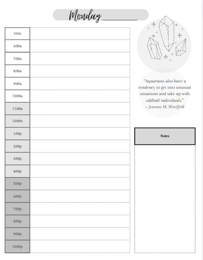 Aquarius B&W Efficiency Set