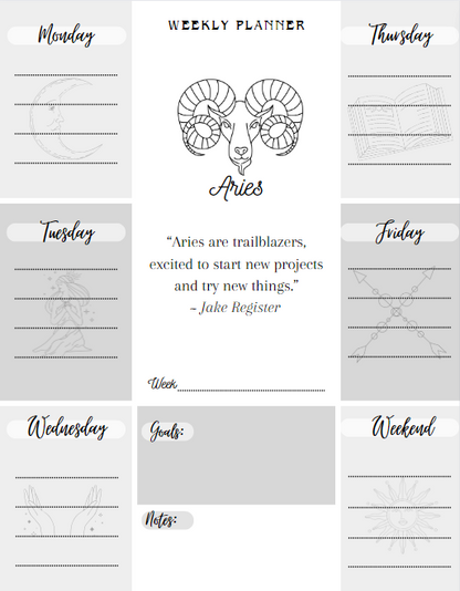 Aries B&W Efficiency Set