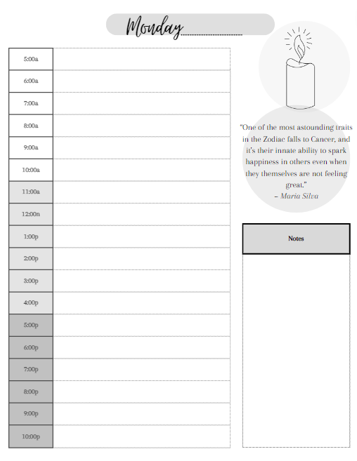 Cancer B&W Efficiency Set