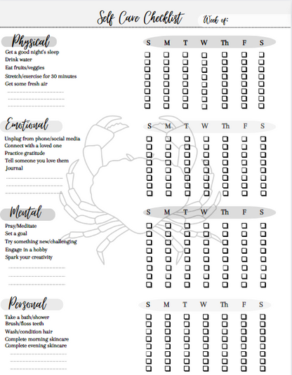 Cancer B&W Efficiency Set